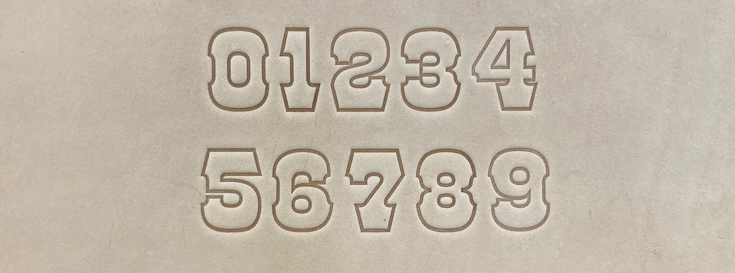 1" Tall DELRIN Alphabet/Letter Embossing Plate Set -29B