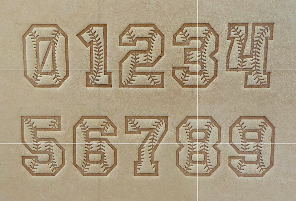 1" Tall DELRIN Alphabet/Letter Embossing Plate Set -36B