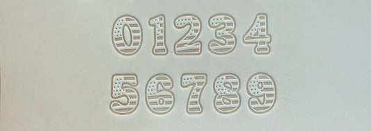 1" Tall DELRIN Alphabet/Letter Embossing Plate Set -37(B)