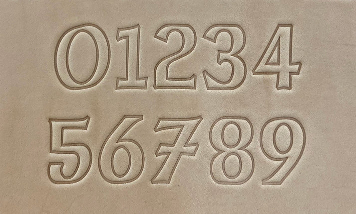1" Tall DELRIN Alphabet/Letter Embossing Plate Set -26B