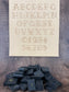 1" Tall DELRIN Alphabet/Letter Embossing Plate Set -48(A)