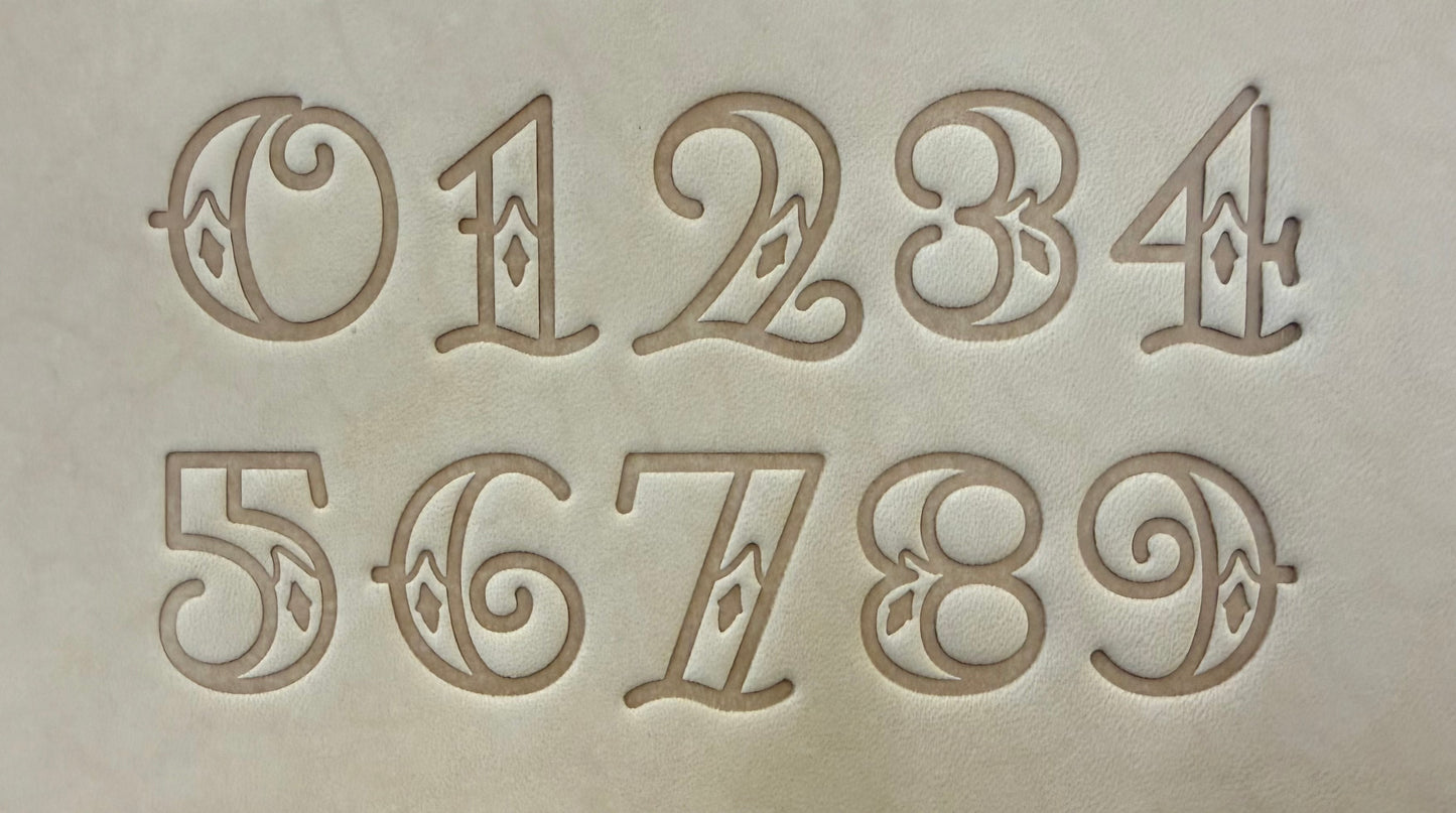1" Tall DELRIN Alphabet/Letter Embossing Plate Set -48(A)