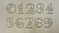 1" Tall DELRIN Alphabet/Letter Embossing Plate Set -48(A)
