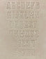 1" Tall DELRIN Alphabet/Letter Embossing Plate Set -31B