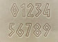 1" Tall DELRIN Alphabet/Letter Embossing Plate Set -30B