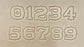 1" Tall DELRIN Alphabet/Letter Embossing Plate Set -28B
