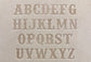 Western style delrin embossing stamps for leatherworking.