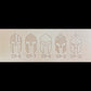 SPARTAN EMBLEM EMBOSSING STAMPS