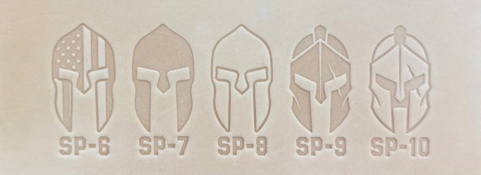 SPARTAN EMBLEM EMBOSSING STAMPS