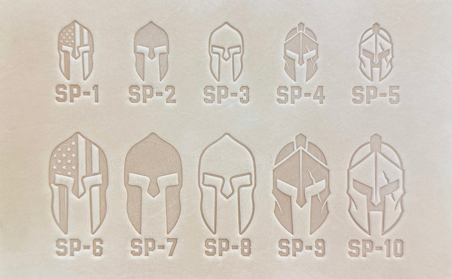 SPARTAN EMBLEM EMBOSSING STAMPS