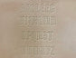 1" Tall DELRIN Alphabet/Letter Embossing Plate Set -21B