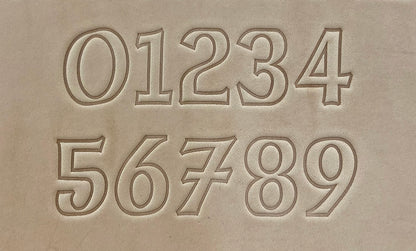 1" Tall DELRIN Alphabet/Letter Embossing Plate Set -26B