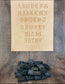 1" Tall DELRIN Alphabet/Letter Embossing Plate Set -22A