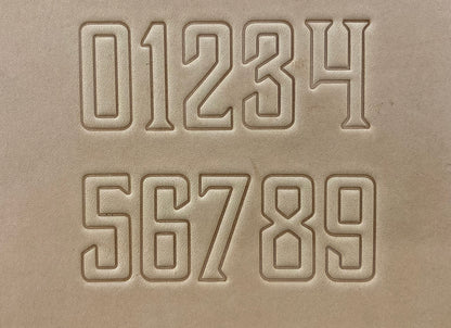 1" Tall DELRIN Alphabet/Letter Embossing Plate Set -24(B)