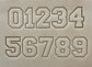 1" Tall DELRIN Alphabet/Letter Embossing Plate Set - 2B