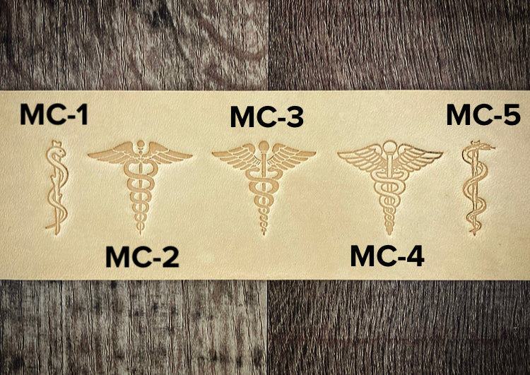 MEDICAL CADUCEUS SYMBOLS (MC-1; MC-2; MC-3; MC-4; MC-5) 1” TALL