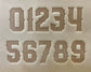 1" Tall DELRIN Alphabet/Letter Embossing Plate Set -17A